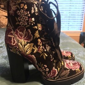 Steve Madden Floral Boots